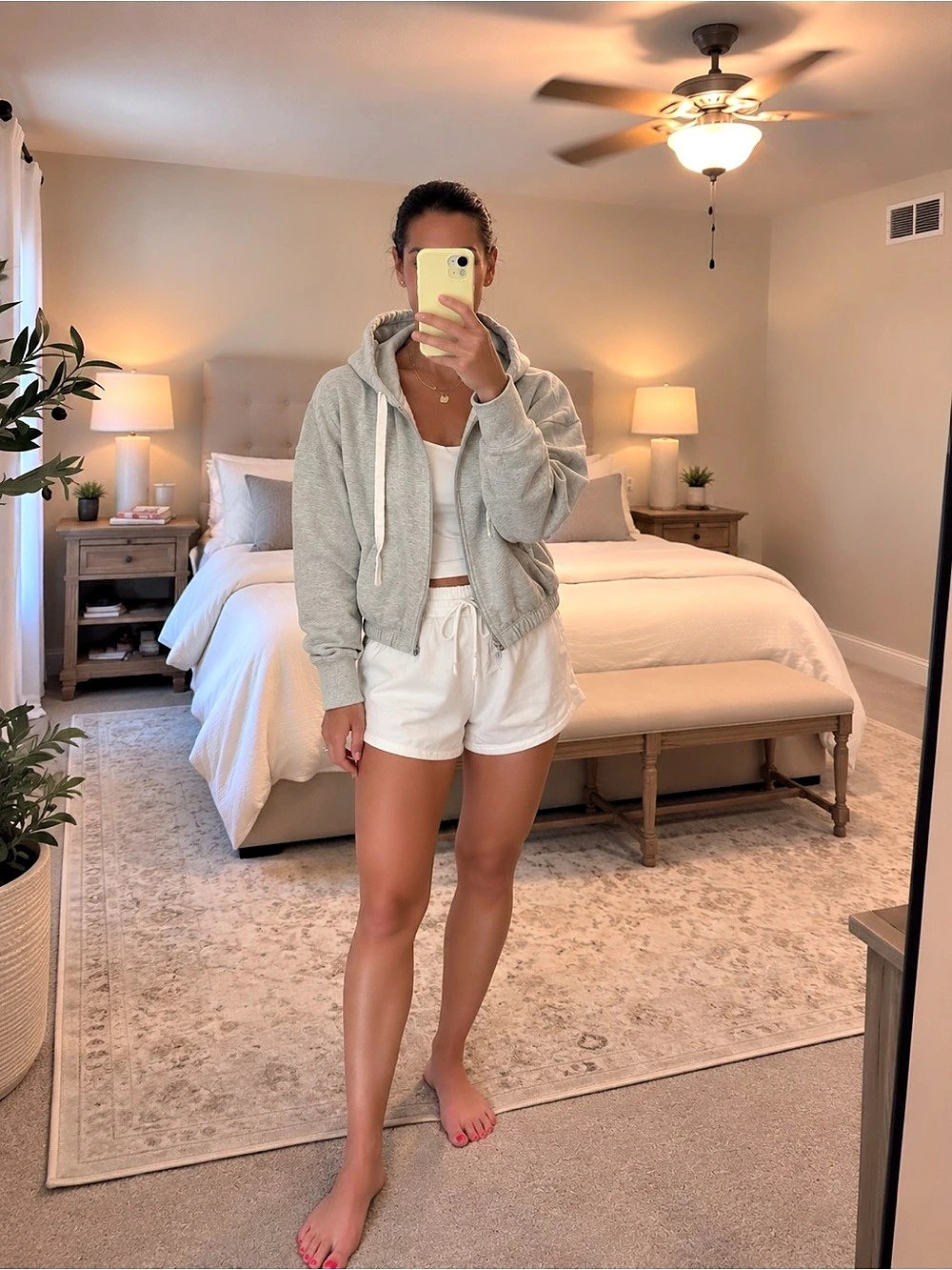 Offline by Aerie Gray Zip Hoodie